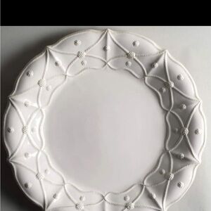Juliska Jardins du Monde Platter/ Tureen Underplate NWT Whitewash, RARE! 16”